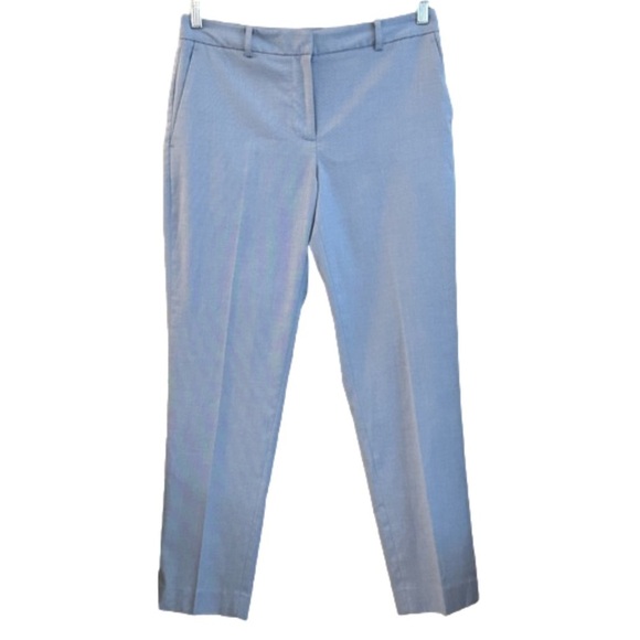 EUC DKNY Light Blue Straight Leg Trousers Size 4 - Picture 1 of 9